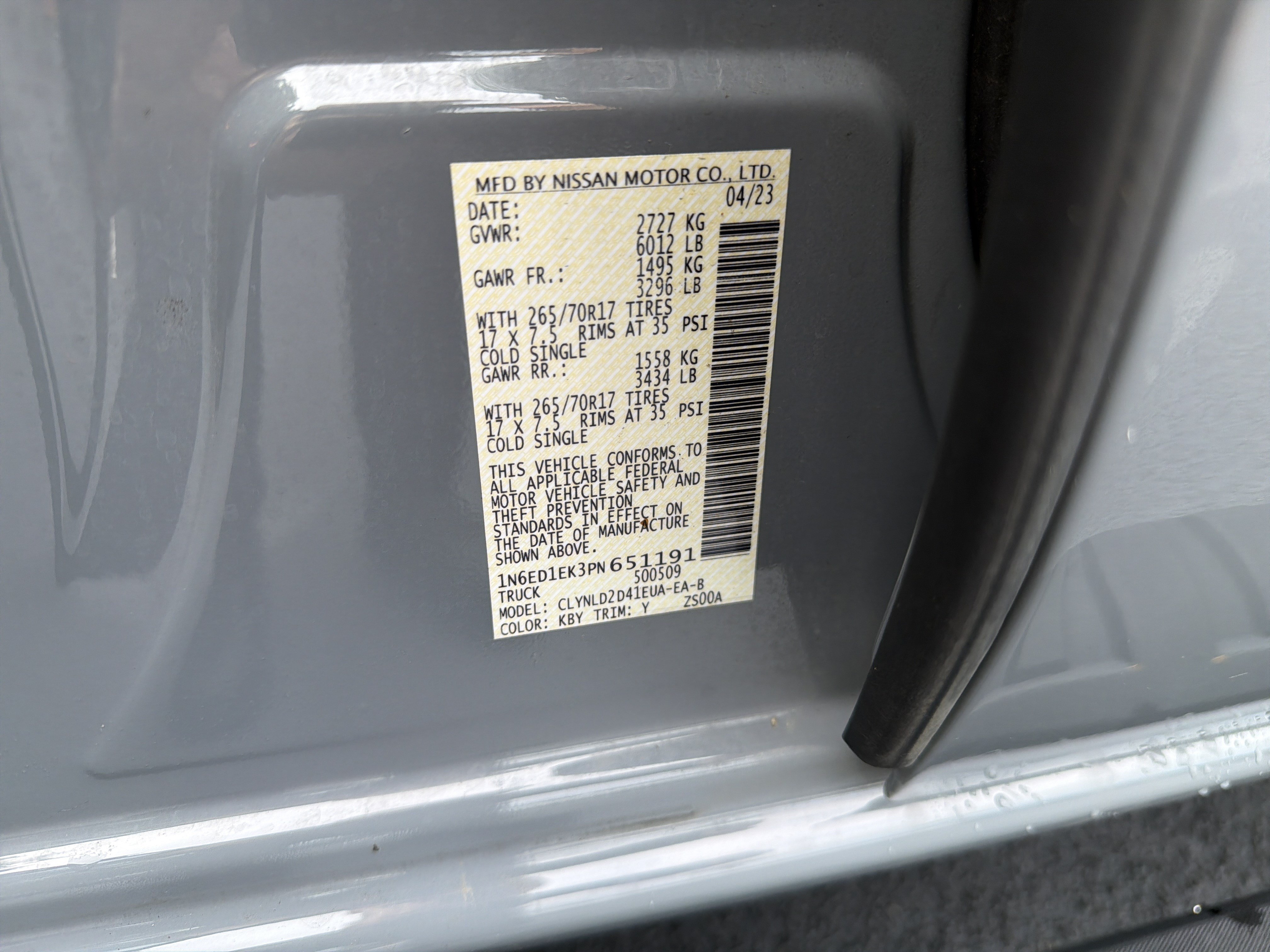 Used 2023 Nissan Frontier PRO-4X w/ Pro-4X Premium Package AWD/4WD image 47
