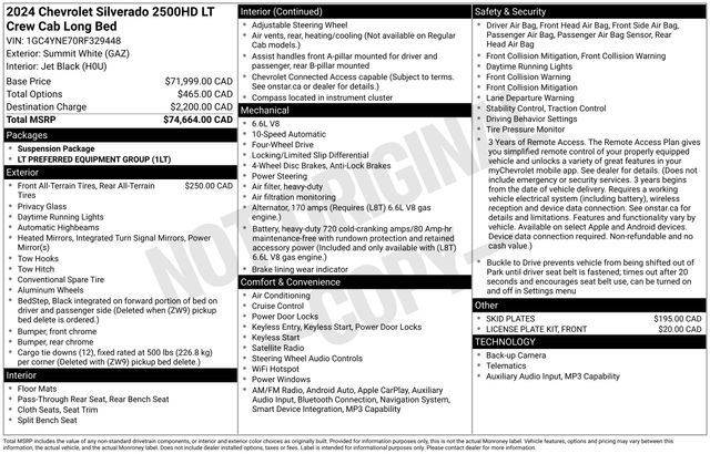 Used 2024 Chevrolet Silverado 2500 LT AWD/4WD image 6