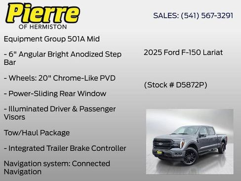 Certified 2025 Ford F150 Lariat AWD/4WD image 6