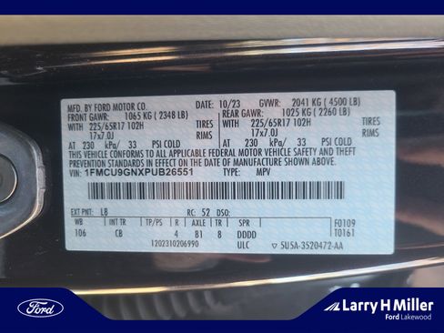 Used 2023 Ford Escape Active w/ Tech Pack #2 image 25