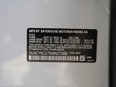 Used 2022 BMW X6 xDrive40i w/ M Sport Package image 67