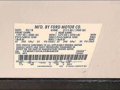 Used 2018 Ford Explorer XLT w/ Equipment Group 201A FWD image 29