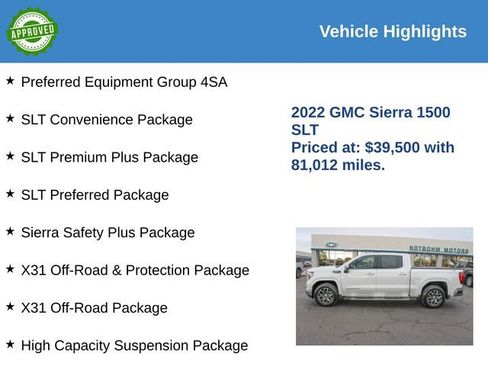 Used 2022 GMC Sierra 1500 SLT w/ SLT Premium Plus Package image 2