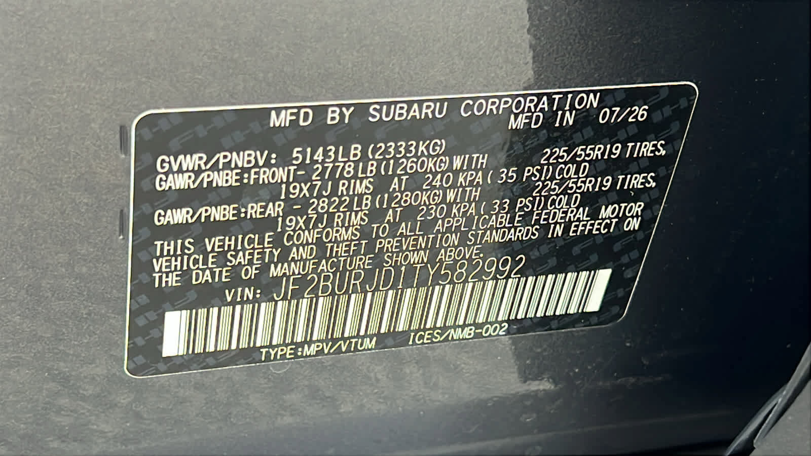 New 2026 Subaru Outback Touring XT AWD/4WD image 30