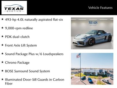 Used 2025 Porsche 718 Boxster Spyder RS w/ Light Design Package