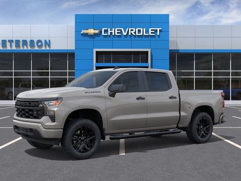 New 2026 Chevrolet Silverado 1500 Custom w/ Turbomax Blackout Package AWD/4WD image 7