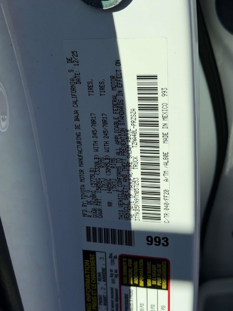 Used 2026 Toyota Tacoma SR5 RWD image 33