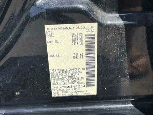 Used 2022 Nissan Altima 2.5 SR w/ Midnight Edition Package image 7