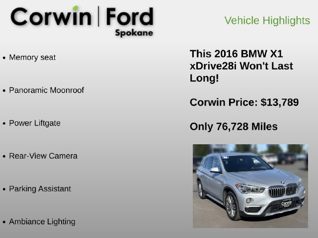 Used 2016 BMW X1 xDrive28i AWD/4WD image 18