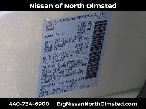 Certified 2025 Nissan Murano SV image 27