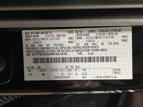 Used 2024 Ford F150 Raptor image 29