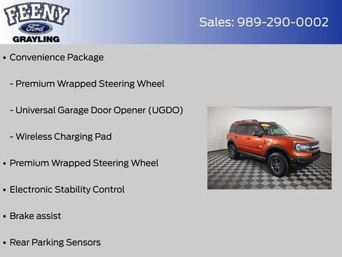 Used 2024 Ford Bronco Sport Big Bend w/ Convenience Package AWD/4WD image 12