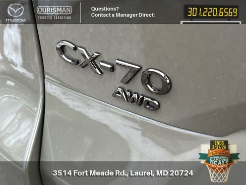 New 2026 MAZDA CX-70 3.3 Turbo w/ Preferred Package image 8