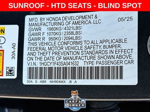 Used 2025 Honda Accord SE image 31
