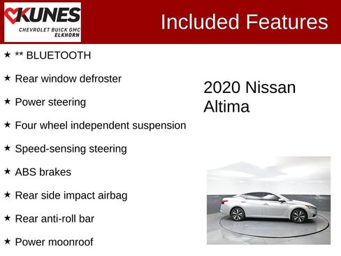 Used 2020 Nissan Altima 2.5 SV FWD image 3