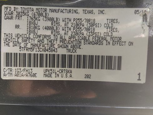 Used 2012 Toyota Tundra 2WD Double Cab w/ Tow Pkg image 33