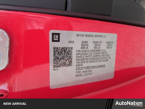 Used 2019 Chevrolet Corvette Grand Sport image 1