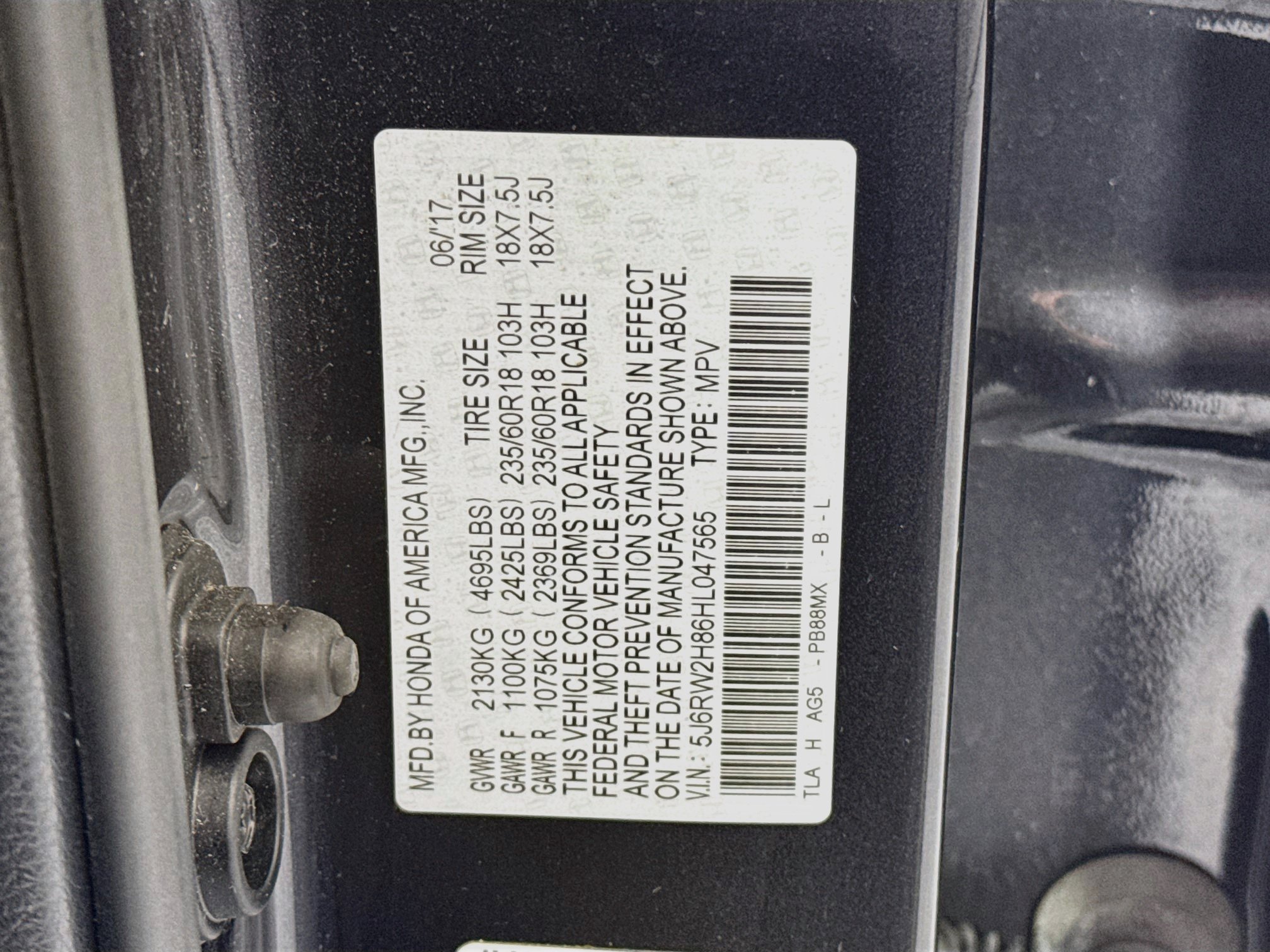 Certified 2017 Honda CR-V EX-L image 32