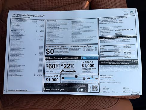 New 2026 BMW X5 xDrive50e AWD/4WD image 27