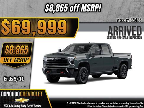 New 2026 Chevrolet Silverado 2500 LTZ w/ Trail Boss Package AWD/4WD image 1