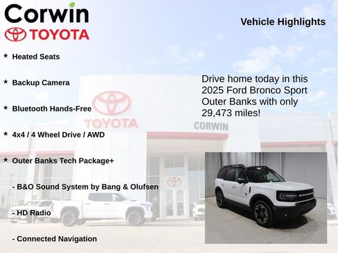 Used 2025 Ford Bronco Sport Outer Banks w/ Outer Banks Tech Package+ image 6