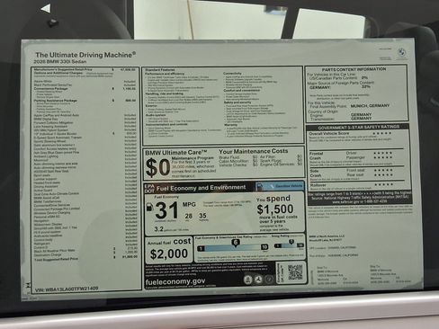 New 2026 BMW 330i 330i w/ Convenience Package image 32