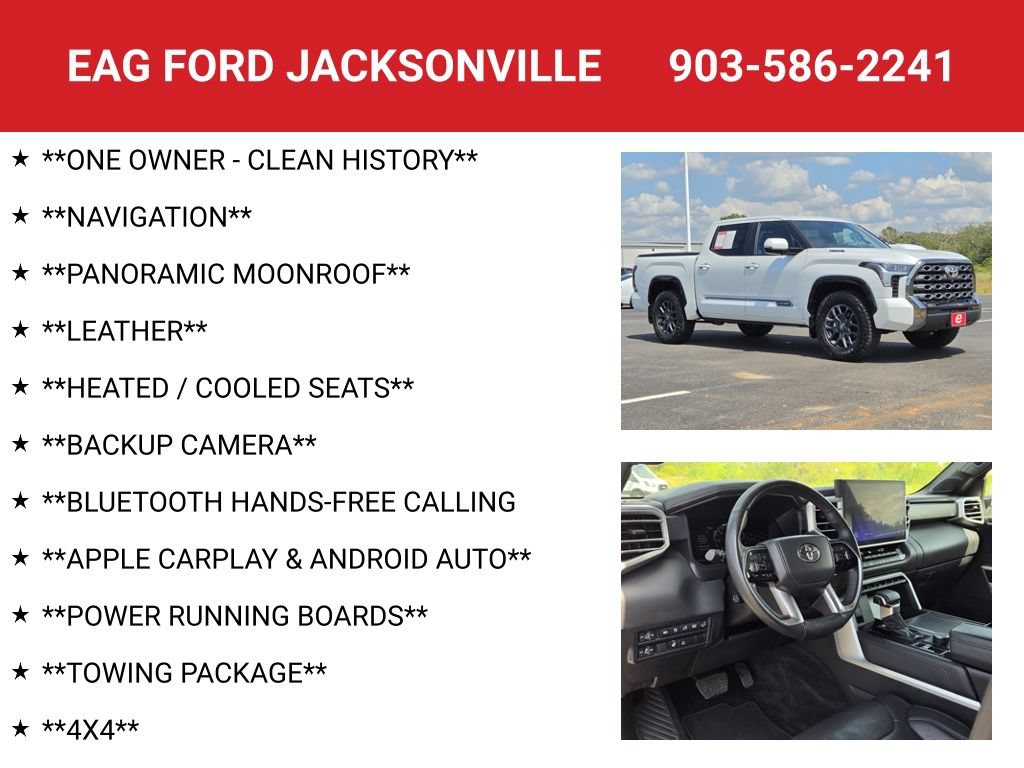 Used 2025 Toyota Tundra Platinum AWD/4WD image 4