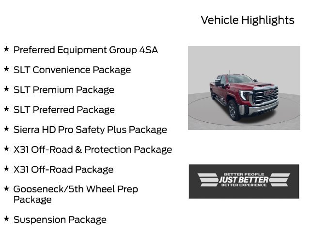 Used 2025 GMC Sierra 2500 SLT w/ SLT Premium Package AWD/4WD image 2