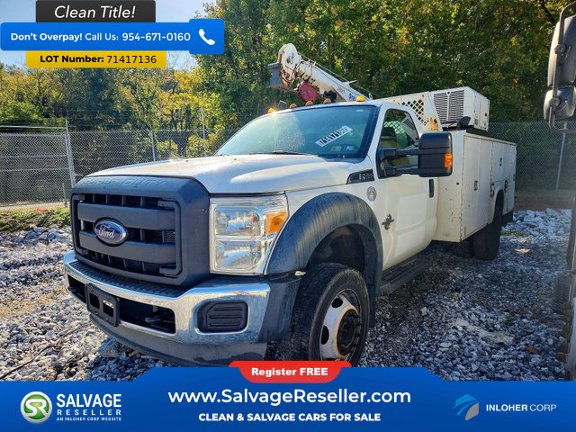 Used 2014 Ford F550 2WD Regular Cab Super Duty image 1