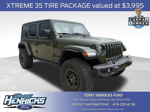 Used 2023 Jeep Wrangler Unlimited Rubicon w/ Xtreme 35 Tire Package AWD/4WD image 1