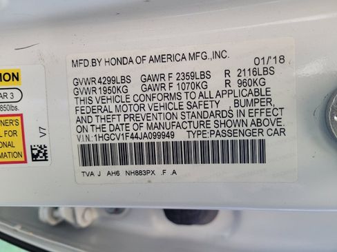 Used 2018 Honda Accord EX image 33