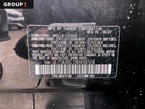 Certified 2022 Subaru Forester Touring image 36