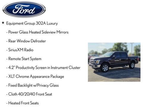 Used 2019 Ford F150 XLT w/ Equipment Group 302A Luxury AWD/4WD image 4