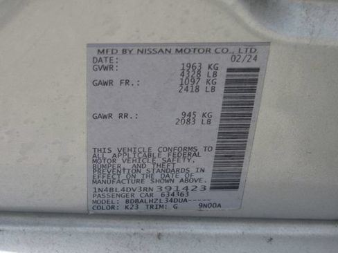 Used 2024 Nissan Altima 2.5 SV FWD image 21