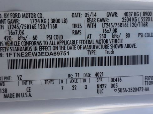 Used 2014 Ford E-250 and Econoline 250 w/ Power Group RWD image 42