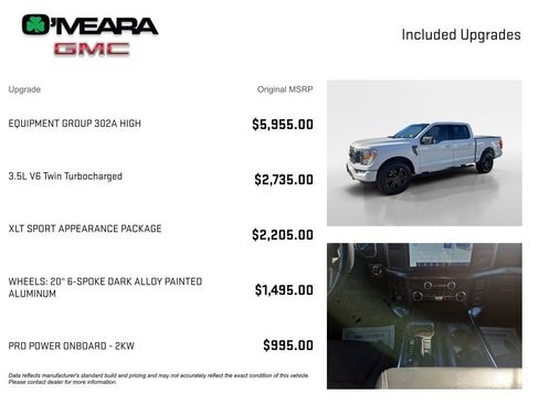 Used 2022 Ford F150 XLT w/ Equipment Group 302A High AWD/4WD image 4