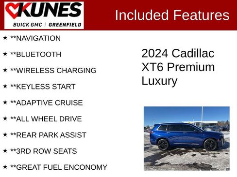 Used 2024 Cadillac XT6 Premium Luxury image 3