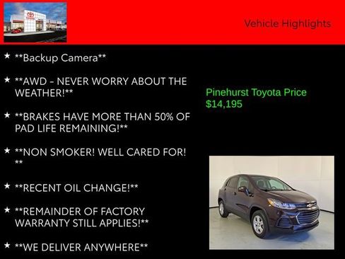 Used 2021 Chevrolet Trax LS w/ Tint and Cruise Package image 13