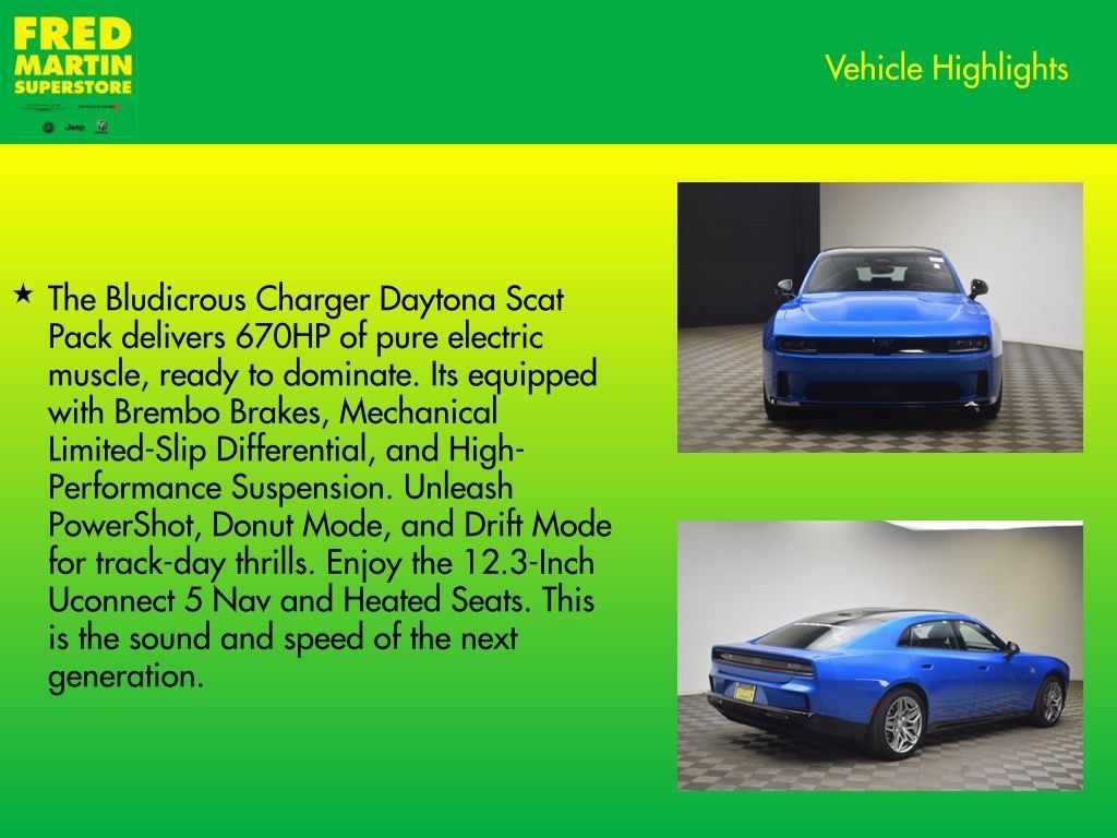 New 2026 Dodge Charger Daytona Scat Pack AWD/4WD image 8