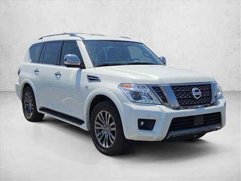 Used 2019 Nissan Armada Platinum w/ Captain's Chairs Package AWD/4WD image 3