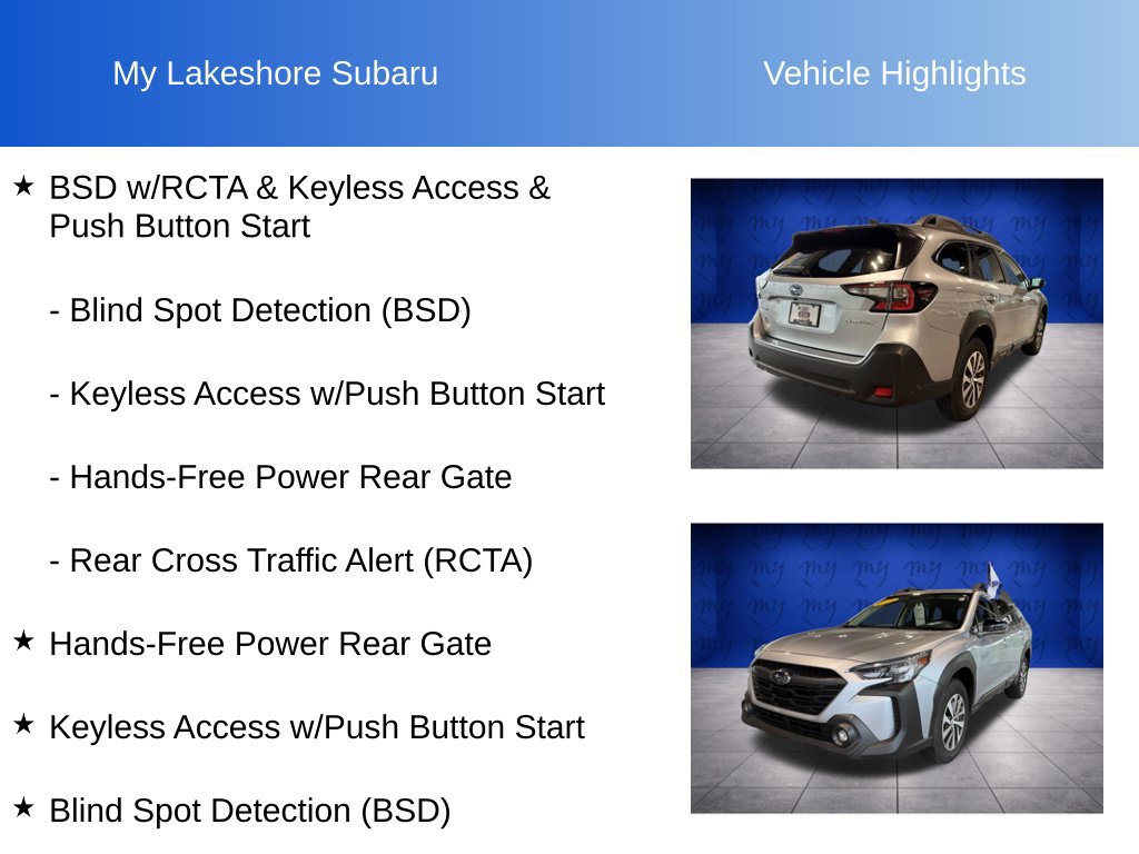 Certified 2025 Subaru Outback Premium AWD/4WD image 7
