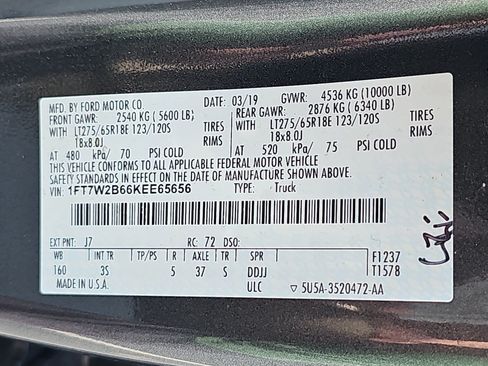 Used 2019 Ford F250 XLT w/ Snow Plow Prep Package AWD/4WD image 35