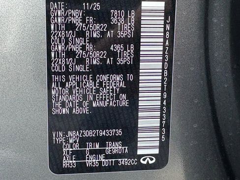 New 2026 INFINITI QX80 4WD image 16