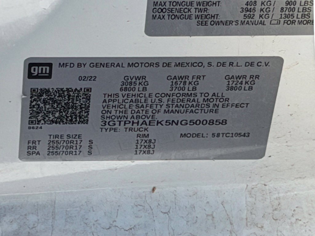 Used 2022 GMC Sierra 1500 Pro w/ Pro Value Package RWD image 28