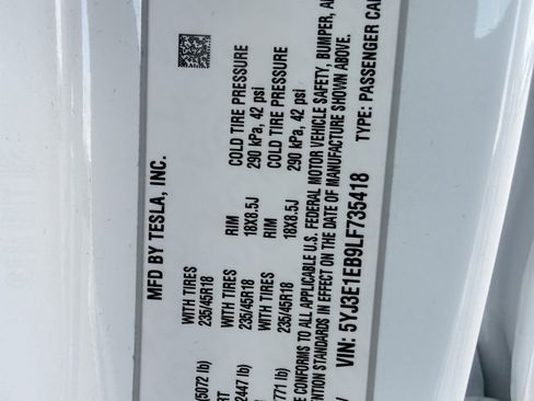 Used 2020 Tesla Model 3 Long Range image 30