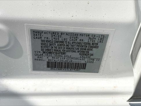 Used 2025 Nissan Versa SV w/ Trunk Package FWD image 14