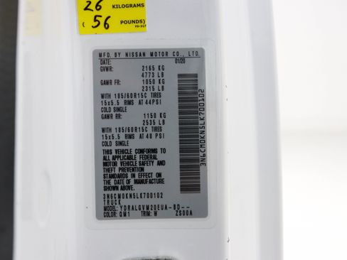 Used 2020 Nissan NV200 SV w/ Sliding Glass Door Package image 34