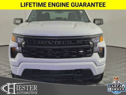 Certified 2024 Chevrolet Silverado 1500 Custom w/ Turbomax Blackout Package AWD/4WD image 3