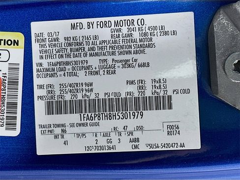 Used 2017 Ford Mustang Premium w/ Pony Package image 33