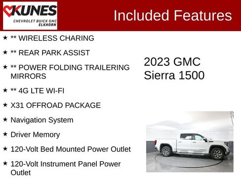 Used 2023 GMC Sierra 1500 SLT w/ SLT Premium Plus Package image 3